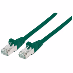 Intellinet Network Patch Cable, Cat6, 10m, Green, Copper, S/FTP, LSOH / LSZH, PVC, RJ45, Gold Plated Contacts, Snagless, Boot ...