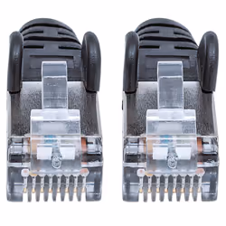Intellinet Network Patch Cable, Cat6A, 10m, Black, Copper, S/FTP, LSOH / LSZH, PVC, RJ45, Gold Plated Contacts, Snagless, Booted, Lifetime Warranty, Polybag