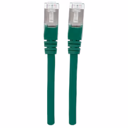 Intellinet Network Patch Cable, Cat6A, 10m, Green, Copper, S/FTP, LSOH / LSZH, PVC, RJ45, Gold Plated Contacts, Snagless, Booted, Lifetime Warranty, Polybag - Additional view 4