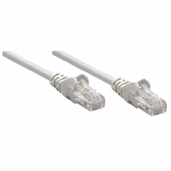 Intellinet Network Patch Cable, Cat5e, 0.25m, Grey, CCA, SF/UTP, PVC, RJ45, Gold Plated Contacts, Snagless, Booted, Lifetime Warranty, Polybag - Additional view 2