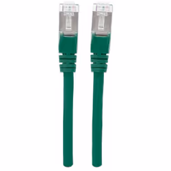 Intellinet Network Patch Cable, Cat7 Cable/Cat6A Plugs, 1m, Green, Copper, S/FTP, LSOH / LSZH, PVC, RJ45, Gold Plated Contacts, Snagless, Booted, Lifetime Warranty, Polybag - Additional view 4