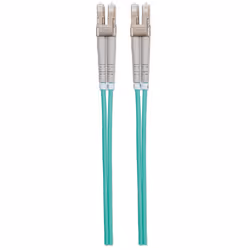 Intellinet Fiber Optic Patch Cable, OM3, LC/LC, 1m, Aqua, Duplex, Multimode, 50/125 µm, LSZH, Fibre, Lifetime Warranty, Polybag - Additional view 4