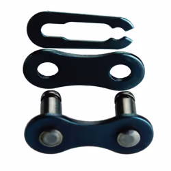 Shimano KMC 410N-CL Master Link Single 1/2"" x 1/8"" / 3 Piece Black