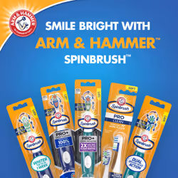 Arm & Hammer Spinbrush PRO+ Gum Health Powered Toothbrush  1 count