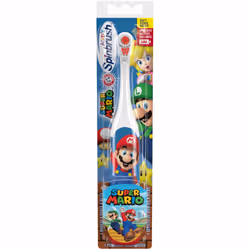 Arm & Hammer Kid's Spinbrush Super Mario Powered Toothbrush, 1 count