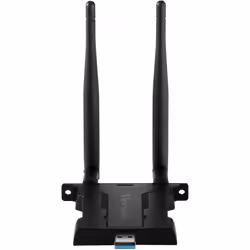 Viewsonic VB-WIFI-005, Wireless, USB, WLAN / Bluetooth, Wi-Fi 6 (802.11ax), Black