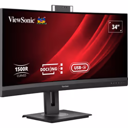 Viewsonic VG3457CV LED display 86.4 cm (34") 3440 x 1440 pixels UltraWide Quad HD Black
