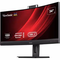 Viewsonic VG3457CV LED display 86.4 cm (34") 3440 x 1440 pixels UltraWide Quad HD Black