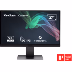 Viewsonic VP2788-5K, 68.6 cm (27"), 5120 x 2880 pixels, 5K Ultra HD, LED, 5 ms, Black