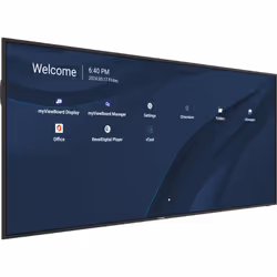 Viewsonic CDE105UW interactive whiteboard 2.67 m (105") 5120 x 2160 pixels Black - Additional view 3