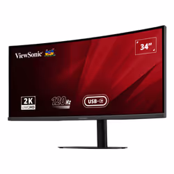 Viewsonic VA VA3420C LED display 86.4 cm (34") 3440 x 1440 pixels UltraWide Quad HD Black - Additional view 3