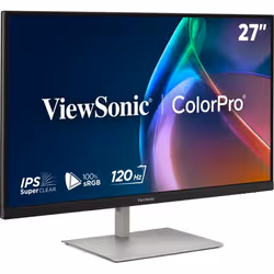 Viewsonic VP Series 27" 120Hz 2K QHD Pantone Validated 100% sRGB & Factory Calibrated Monitor with 90W USB-C - Additional view 3