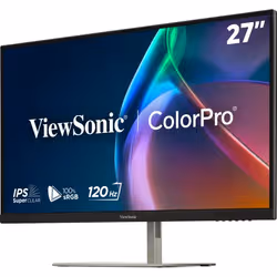 Viewsonic VP Series 27" 120Hz 2K QHD Pantone Validated 100% sRGB & Factory Calibrated Monitor with 90W USB-C - Additional view 6