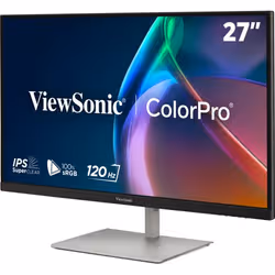 Viewsonic VP Series 27" 120Hz 2K QHD Pantone Validated 100% sRGB & Factory Calibrated Monitor with 90W USB-C - Additional view 7