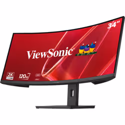 Viewsonic VA 34” UWQHD Curved Monitor with KVM Switch - Additional view 4