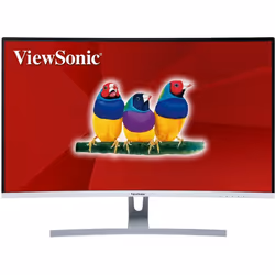 Viewsonic VX Series VX3217-2KC-mhd, 80 cm (31.5"), 2560 x 1440 pixels, Quad HD, LED, 5 ms, Black, Silver