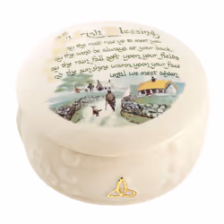 Belleek Irish Blessing Box, 3