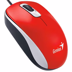 Genius DX-110 USB Optical 1000DPI Ambidextrous Red mice