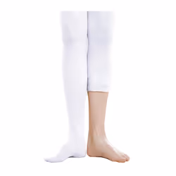 Stelle Girls Tights Ballet Dance Tights Women Ultra Soft Pro Convertible Transition Tights White  XS
