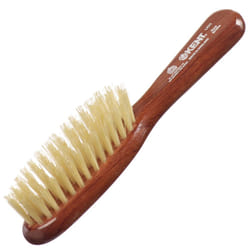Kent LR23 Finest Ladies Narrow Style  Danta Wood  Pure White Bristle Hair Brush - Short to Medium Length Hair  Handbag Sized