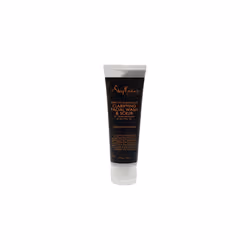 Shea Moisture African Black Soap Problem Facial Wash & Scrub, 4 Ounce