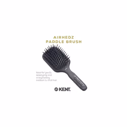 Medium Phat Pin Cushioned Base Hair Brush - AH8 Grey (PACK OF 1)