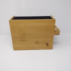 NPL.ninja Hand-Made Bamboo Organizing Caddy compatible with AeroPress Coffee Maker- includes storage location for stirrer  filters and spoon  Craft Br