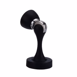 Solid Mental Magnetic Door Stop Wall Mounted Black