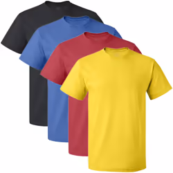 Fruit of the Loom Men's Crew T-Shirt (Pack of 4)  Medium  Assorted Pri