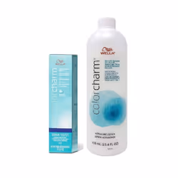 ) Wella Color Charm 10NA Lightest Ash Blonde Demi â Permanent Haircolor - 10NA + Activating Lotion (15.4oz