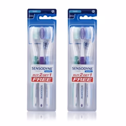 Sensodyne Sensitive Toothbrush Soft Sensitive Teeth 3 Count Pack of 2