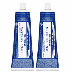 Toothpaste Peppermint Dr. Bronner's 5 oz Paste Pack of 2 (2) by Dr. Bronner's