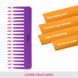Neighbours Lane Vega Shampoo Comb 1268 1 Pcs by Vega Product