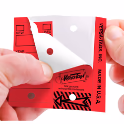 Versa-Tags 1000 Key Tags  Self Protecting Poly  1.25''x3''  Highly Resistant to Abrasion  1000 Key Tag Pack  1000 Chrome Plated Key Tag Rings Included