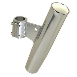 c.E. Smith Aluminum clamp-On Rod Holder - Fits 1 1/4" - 1.66" OD - Silver