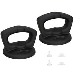 Silicone Universal Pot Lid Replacement Knobs Pan Lid Holding Handles Antiscald Cookware Cover for Kitchen Glass Lid 2 Pack Blac