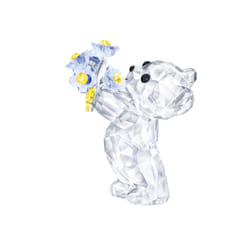 SWAROVSKI Kris Bears Forget Me Not, clear Swarovski crystal with Blue and Yellow Accents, Part of the Swarovski Kris Bears collection 1 34 x 1
