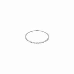 Swarovski Angelic necklace, Round cut, White, Rhodium plated