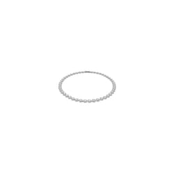 Swarovski Angelic necklace, Round cut, White, Rhodium plated