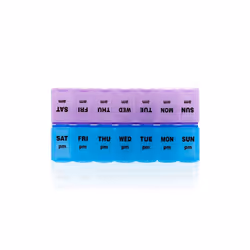 Apex, Weekly Twice-A-Day Pill Organizer, 1 Pill Organizer