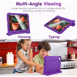 A ADENK Kids Case for 10.9 inch iPad Air 5th/4th Generation  iPad Pro 11 3rd/2nd/1st Generation with Built-in Screen Protector  Shockproof L