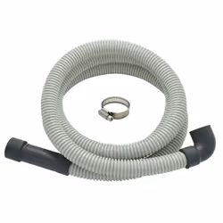 Universal Dishwasher Drain Hose with Elbow - 8 Ft Discharge Hose - cor
