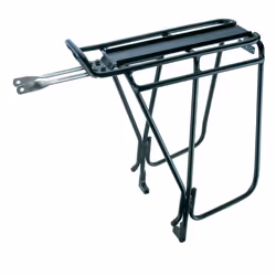 Topeak Super Tourist Tubular Bike Rack DX with Side Bar for Disc Brake Bikes Without Spring