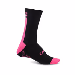 Giro HRC+ Merino Wool Cycling Socks - M, Bright Pink