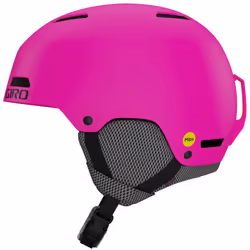 Giro Crue MIPS Kids Ski Helmet - Snowboard Helmet for Youth  Boys & Girls - Matte Bright Pink - M (55.5-59 cm)
