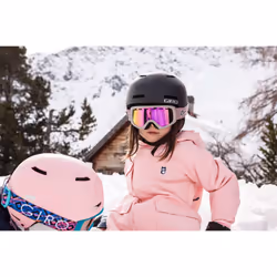 Giro Crue MIPS Kids Ski Helmet - Snowboard Helmet for Youth  Boys & Girls - Matte Bright Pink - M (55.5-59 cm)