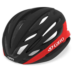 Giro Syntax MIPS Adult Road Cycling Helmet - Matte Black/Bright Red  Medium (55-59 cm)
