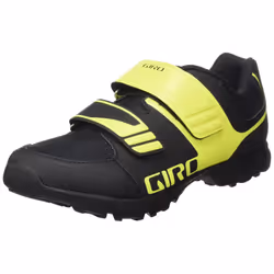 Giro Berm Cycling Shoe - Men's Black/Citron Green 43