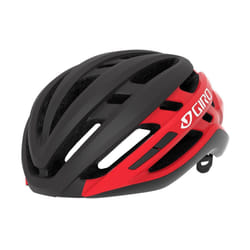Giro Agilis Road Helmet - S - 51-55 CM, Matt Black / Bright Red