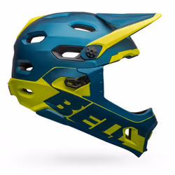 Bell Helmets Super DH MIPS, Full-face helmet, In-mold construction, Helmet visor, Matt